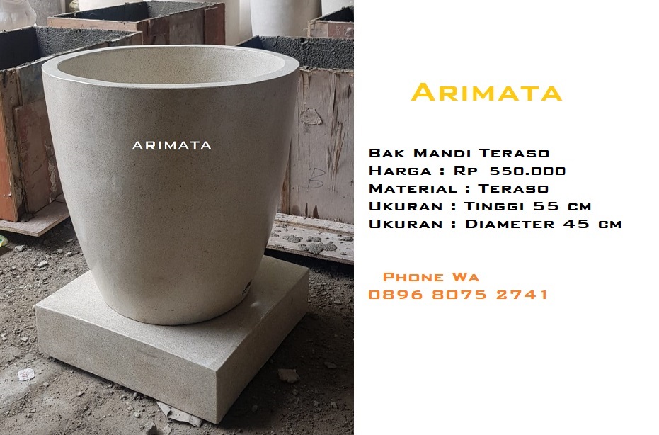 harga bak mandi teraso